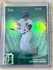 Javier Baez [Green Glitter] Baseball Cards 2022 Topps X Steve Aoki Prices