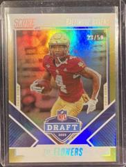 Zay Flowers [Gold Zone] Football Cards 2023 Panini Score NFL Draft Prices