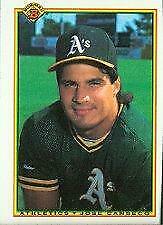 Jose Canseco #460 Baseball Cards 1990 Bowman Prices