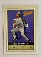 Larry Walker #87 Baseball Cards 2002 Fleer Authentix Prices