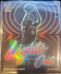 Stephen Curry [Red] Basketball Cards 2022 Panini Donruss Optic Lights Out Prices