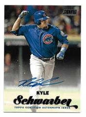 Kyle Schwarber [Black Foil] #SCA-KS Baseball Cards 2017 Stadium Club Autographs Prices