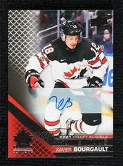 Xavier Bourgault [Autograph] Hockey Cards 2022 Upper Deck Team Canada Juniors Prospectus Momentous Prices