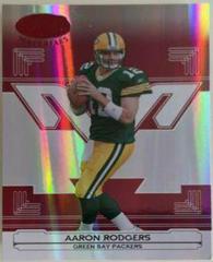 Aaron Rodgers [Mirror Red] #54 Football Cards 2006 Leaf Certified Materials Prices