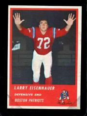 Larry Eisenhauer Football Cards 1963 Fleer Prices