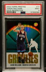 Jason Williams Gold Refractor Basketball Cards 2003 Topps Pristine Prices