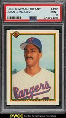 Juan Gonzalez #492 Baseball Cards 1990 Bowman Tiffany Prices