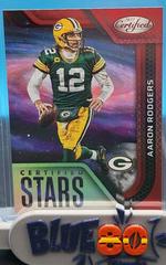 Aaron Rodgers [Red] #CS-7 Football Cards 2022 Panini Certified Stars Prices