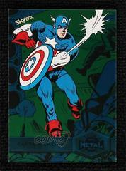 Captain America [Turquoise] Marvel 2022 Metal Universe Spider-Man Prices