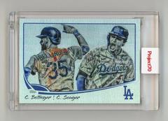 Cody Bellinger, Corey Seager [Rainbow Foil] Baseball Cards 2021 Topps Project 70 Prices