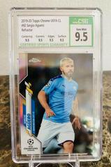 Sergio Aguero [Refractor] Soccer Cards 2019 Topps Chrome UEFA Champions League Prices