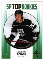 Jordan Spence [Green] Hockey Cards 2022 SP Authentic Top Rookies Prices