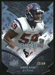 DeMeco Ryans Football Cards 2008 Upper Deck Icons Prices