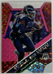 Derrick Henry [Pink Fluorescent] Football Cards 2020 Panini Mosaic Will to Win Prices