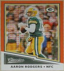 Aaron Rodgers [Timeless Tributes Orange] #23 Football Cards 2017 Panini Classics Prices