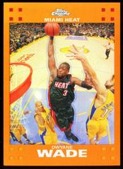 Dwyane Wade [Orange Refractor] #3 Basketball Cards 2007 Topps Chrome Prices