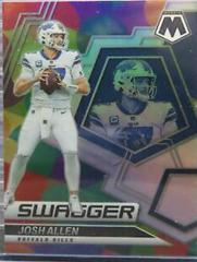 Josh Allen [Silver] #SW-4 Football Cards 2022 Panini Mosaic Swagger Prices