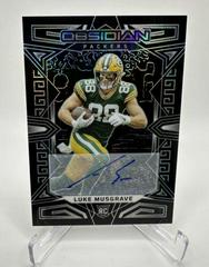 Luke Musgrave #134 Football Cards 2023 Panini Obsidian Signature Prices