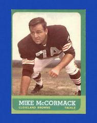 Mike McCormack Football Cards 1963 Topps Prices