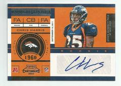 Chris Harris [Autograph] Football Cards 2011 Playoff Contenders Prices