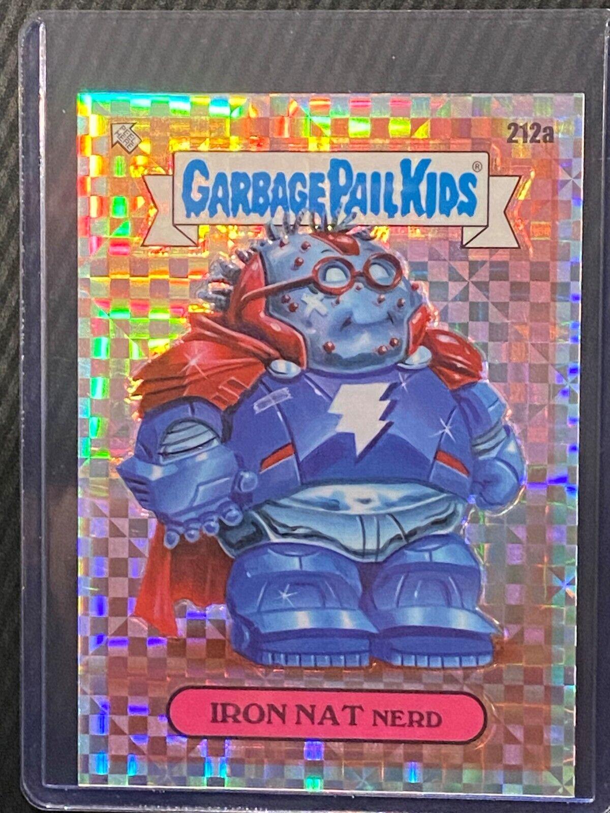 Iron NAT Nerd [Xfractor] #212a 2022 Garbage Pail Kids Chrome