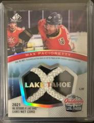 Max Pacioretty #LTN-MP Hockey Cards 2021 SP Game Used NHL Lake Tahoe Games Net Cord Relics Prices