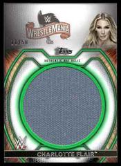 Charlotte Flair [Green] Wrestling Cards 2021 Topps WWE Undisputed Superstar Mat Relics Prices