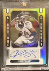 Champ Bailey [Gold] #SS-CB Football Cards 2022 Panini Absolute Signature Standouts Prices