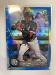 Eloy Jimenez [Blue] #1 Baseball Cards 2022 Bowman Chrome Prices