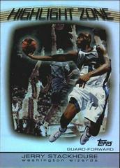 jerry stackhouse #hz-10 Basketball Cards 2003 Topps Highlight Zone Prices