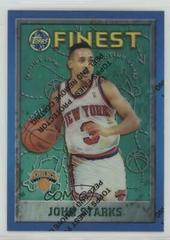 John Starks [Refractor] Basketball Cards 1995 Finest Prices