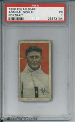 Admiral Schlei [Portrait] Baseball Cards 1909 T206 Polar Bear Prices