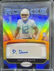 Derius Davis [Gold] #RS-15 Football Cards 2023 Panini Certified Rookie Signatures Prices