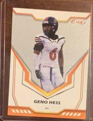 Geno Hess #6 Football Cards 2024 Sage Prices