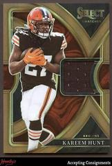 Kareem Hunt [Copper] #SS-15 Football Cards 2022 Panini Select Swatches Prizm Prices