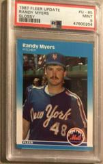 Randy Myers #U-85 Baseball Cards 1987 Fleer Update Glossy Prices