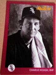 Charlie Hough #35 Baseball Cards 1991 Studio Prices