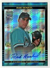 Rob Henkel [Xfractor] #393 Baseball Cards 2002 Bowman Chrome Prices