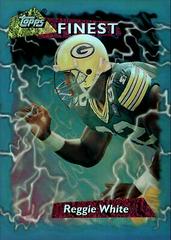 Reggie White [Refractor] #20 Football Cards 1995 Topps Finest Pro Bowl Jumbos Prices