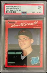 Ben McDonald Baseball Cards 1990 Donruss Aqueous Test Prices