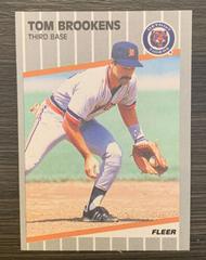 Tom Brookens #130 Baseball Cards 1989 Fleer Prices