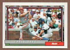 Chris Sabo #485 Baseball Cards 1992 O Pee Chee Prices