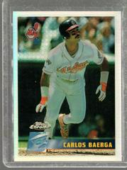 Carlos Baerga [Refractor] #26 Baseball Cards 1996 Topps Chrome Prices