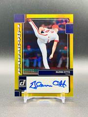Glenn Otto [Gold] Baseball Cards 2022 Panini Donruss Signature Series Prices