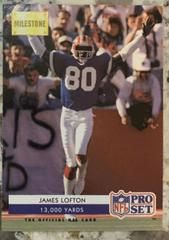 James Lofton Football Cards 1992 Pro Set Prices