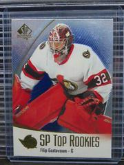 Filip Gustavsson [Blue] Hockey Cards 2021 SP Authentic Top Rookies Prices