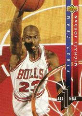 Michael Jordan #AN4 Basketball Cards 1993 Upper Deck All-NBA Prices
