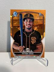 Rayner Arias [Orange] #BCP-222 Baseball Cards 2023 Bowman Chrome Prospects Sapphire Prices