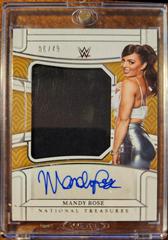 Mandy Rose #NT-MRS Wrestling Cards 2022 Panini Chronicles WWE National Treasures Memorabilia Autographs Prices