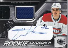 Arber Xhekaj [Jersey] #AX Hockey Cards 2022 SPx Rookie Autographs Prices